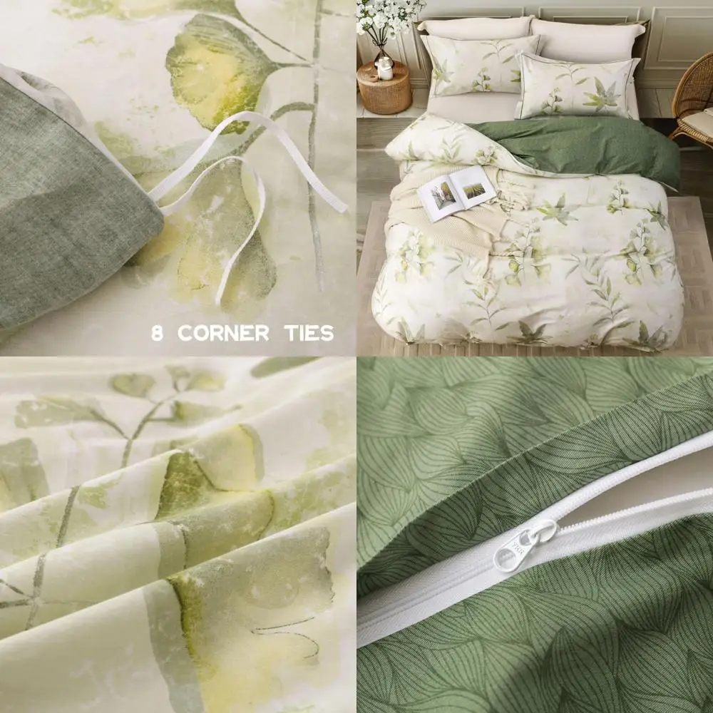 

Комплект пододеяльников King Size из хлопка с плотностью 500 нитей, 3 предмета, на молнии и с завязками для комфортного и дышащего сна