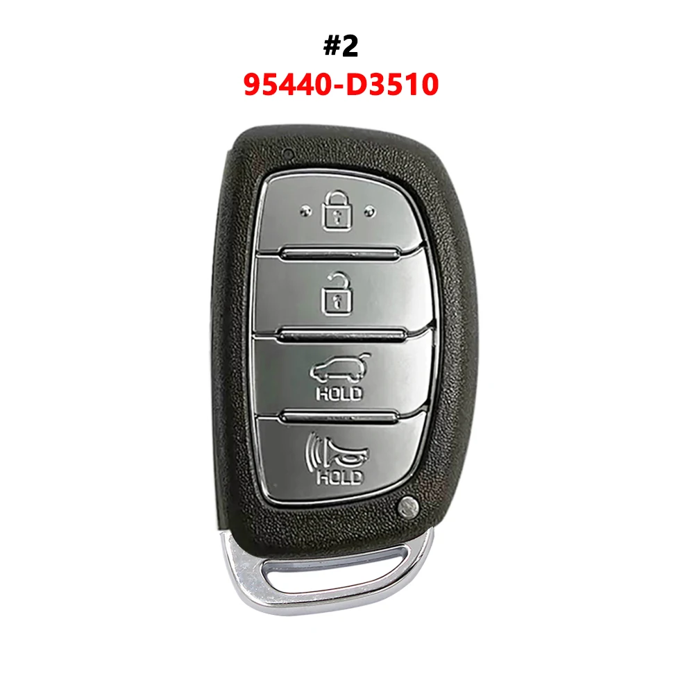 XNRKEY Aftermarket Smart Remote Key for Hyundai Tucson Smart Key 95440-D7010 95440-D3510 95440-D3000 D7000 D3500 Without logo