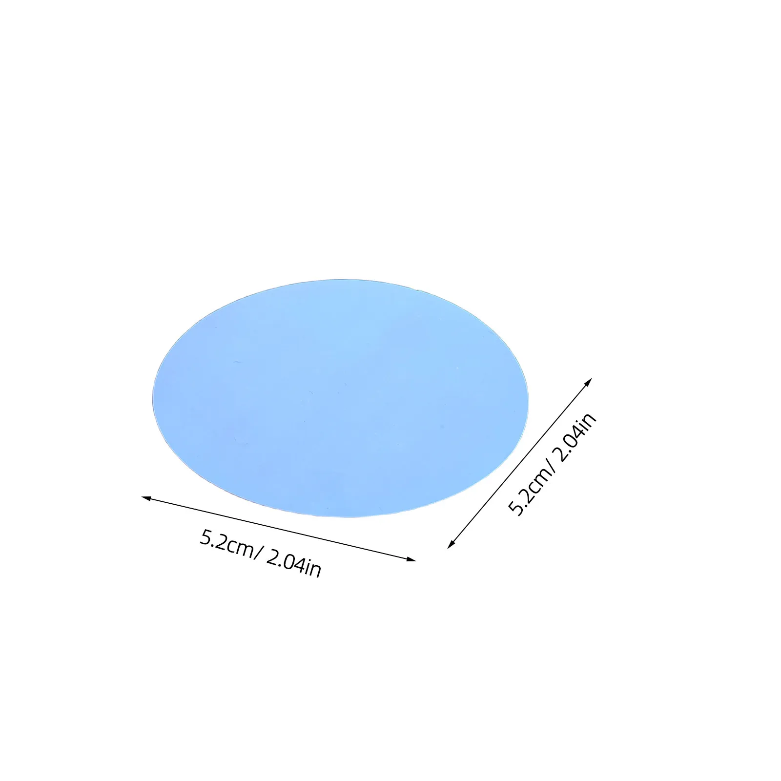 50Pcs Warm Light Film Adhesive Color Filter Sheets 52Mm Lighting Gels for LED Spotlights Mood Lighting Gel Filters