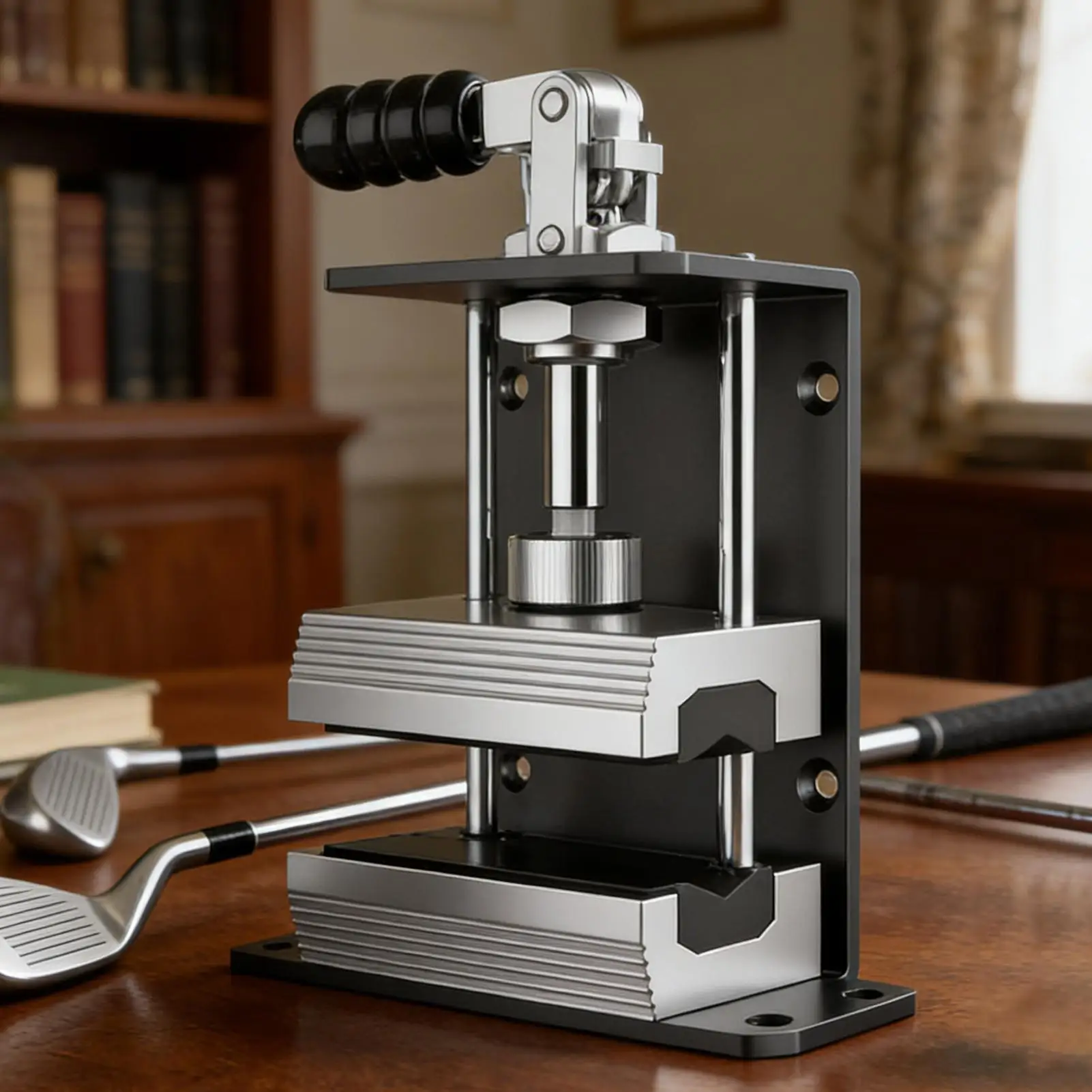 

Golf Grip Vise Heavy Duty Non-Slip Precise Tool Repair Golf Clubs Shaft Clamp for Golfers Beginners Enthusiasts Home Workshop