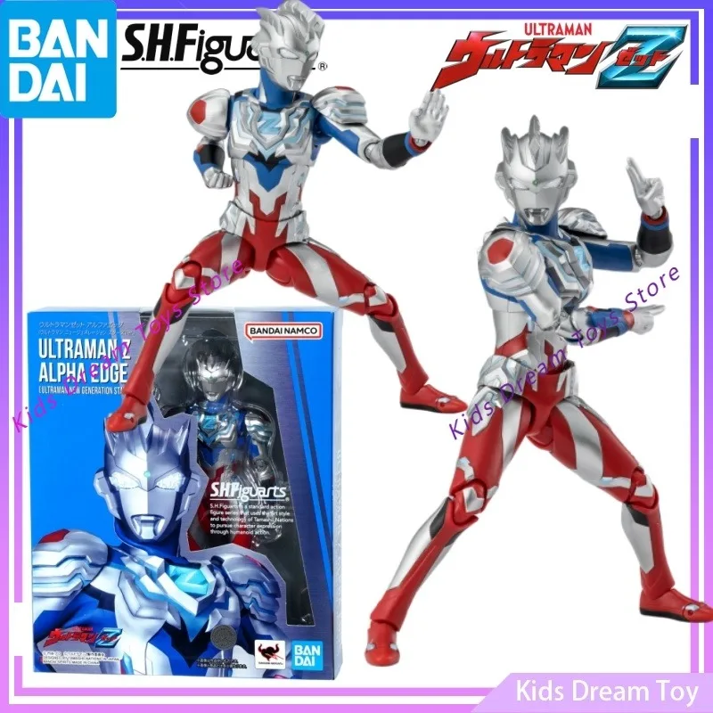 Bandai in Stock Original S.H.Figuarts ULTRAMAN Z ALPHA EDGE [ULTRAMAN NEW GENERATION STARS Ver.] Anime Action Figures Toys Model