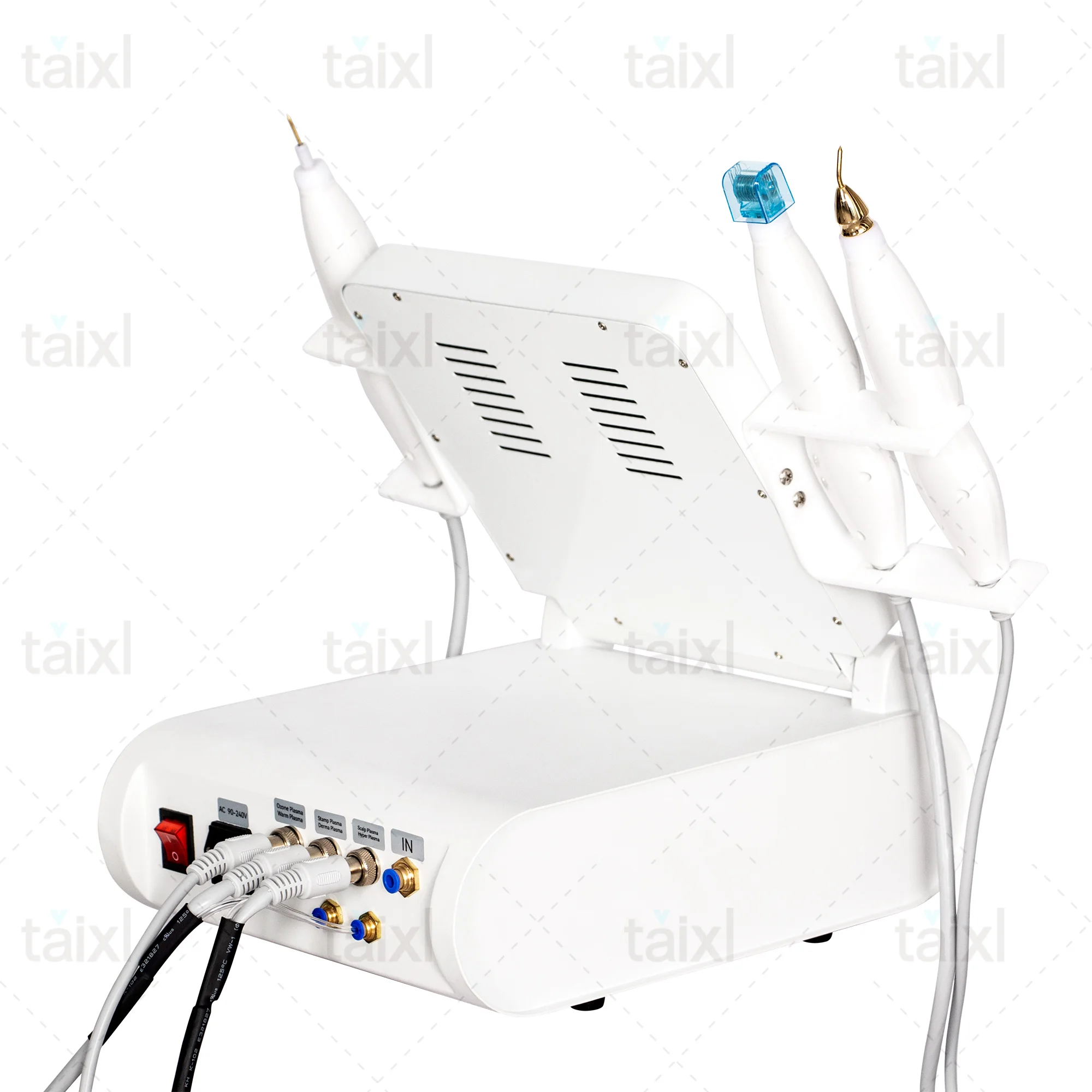 6 in 1TAIXL Fornitura in fabbrica Dispositivo per macchina al plasma per trattamento della pigmentazione Facile regolazione dell'energia Strumento per la cura della pelle per terapia calda e fredda.