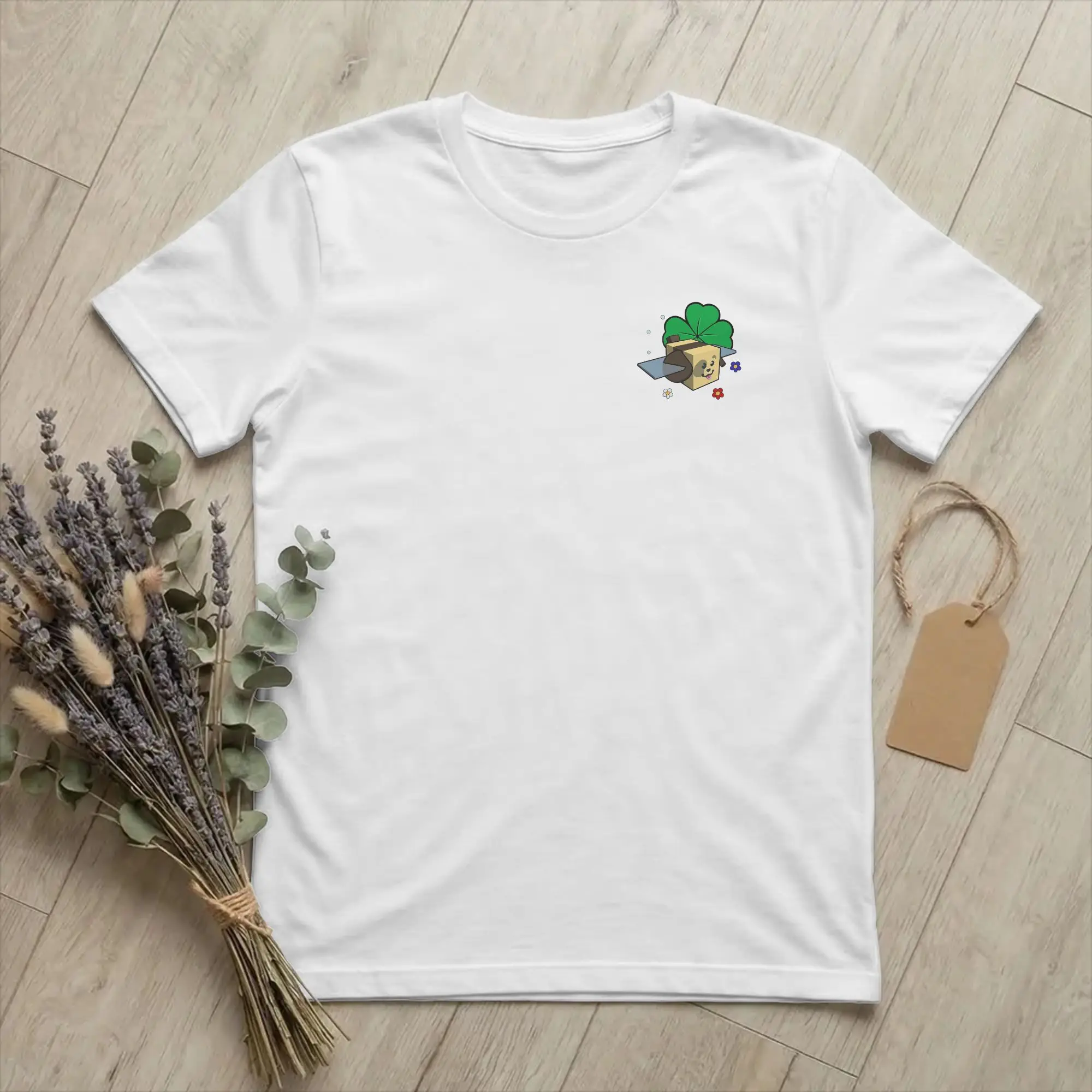 Bee Swarm Simulator Collection BSS Men's T Shirts Clover‌ Casual Tee Shirt Short Sleeve Round Collar T-Shirt 100% Cotton Print
