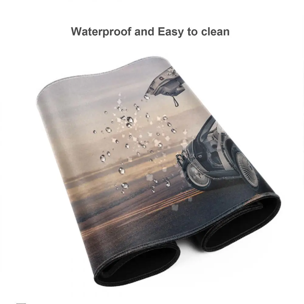 Back To The Future Mouse Pad Large Computer Mousepad Office 1000x500mm XXL Pc Gamer Non-slip Rubber Keyboard Deskmat