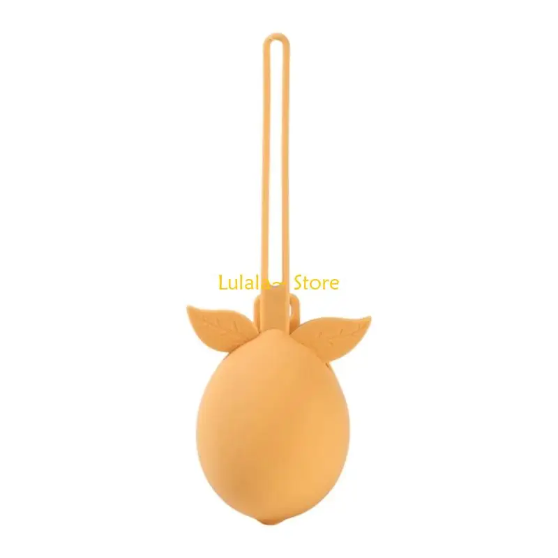 Y4QA Portable Fruit Pacifier Storage Container Case Silicone Dummy Box Dustproof Bag