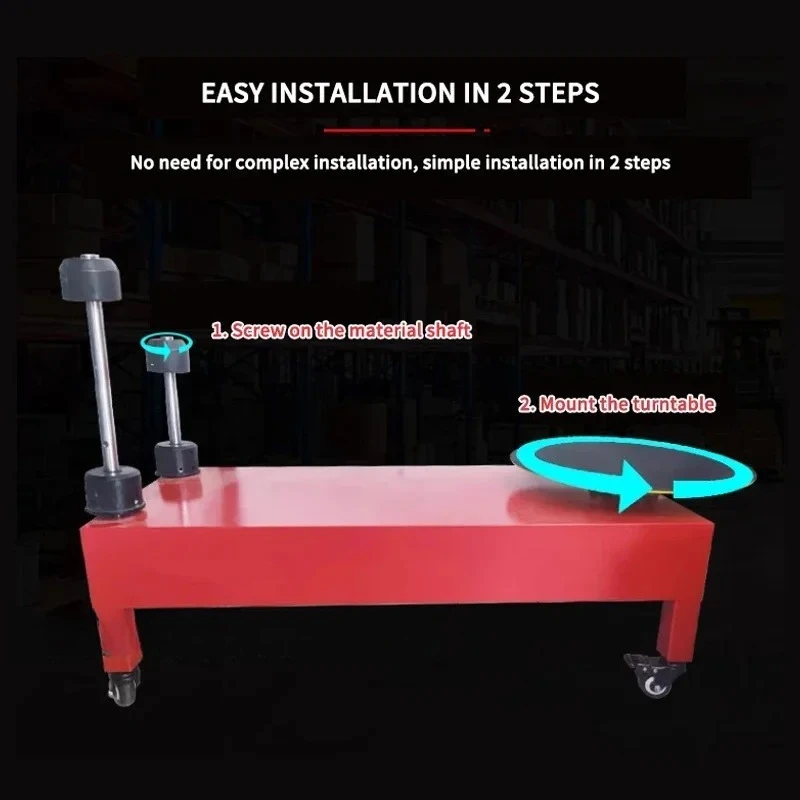 Vertical PE Stretch Film Baler Electric PE Winding Film Packaging Machine 60CM Express Logistics Carton Automatic Wrapping Tool