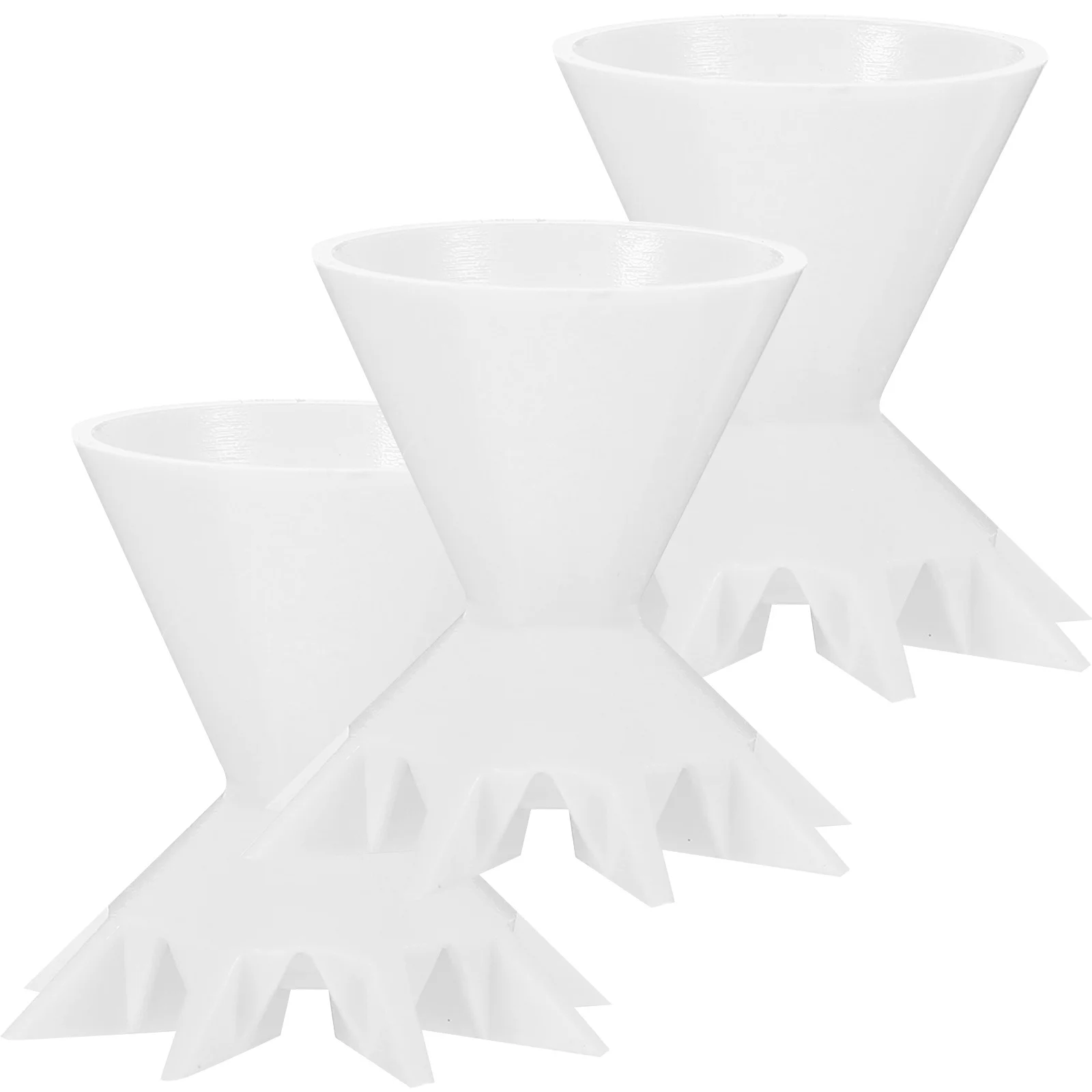 

3pcs Plastic Painting Pouring Cups Durable Reusable Split Containers For Pigment Mixing Easy Clean Painting Tools Supplies