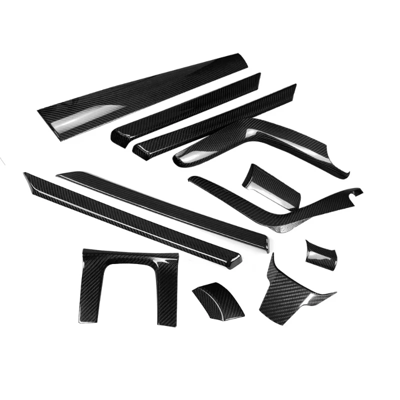 

Real Carbon Car Center Console Dashboard Accessories Carbon Fiber Interior Cover Trim Kits for 10th Gen 2016-2020