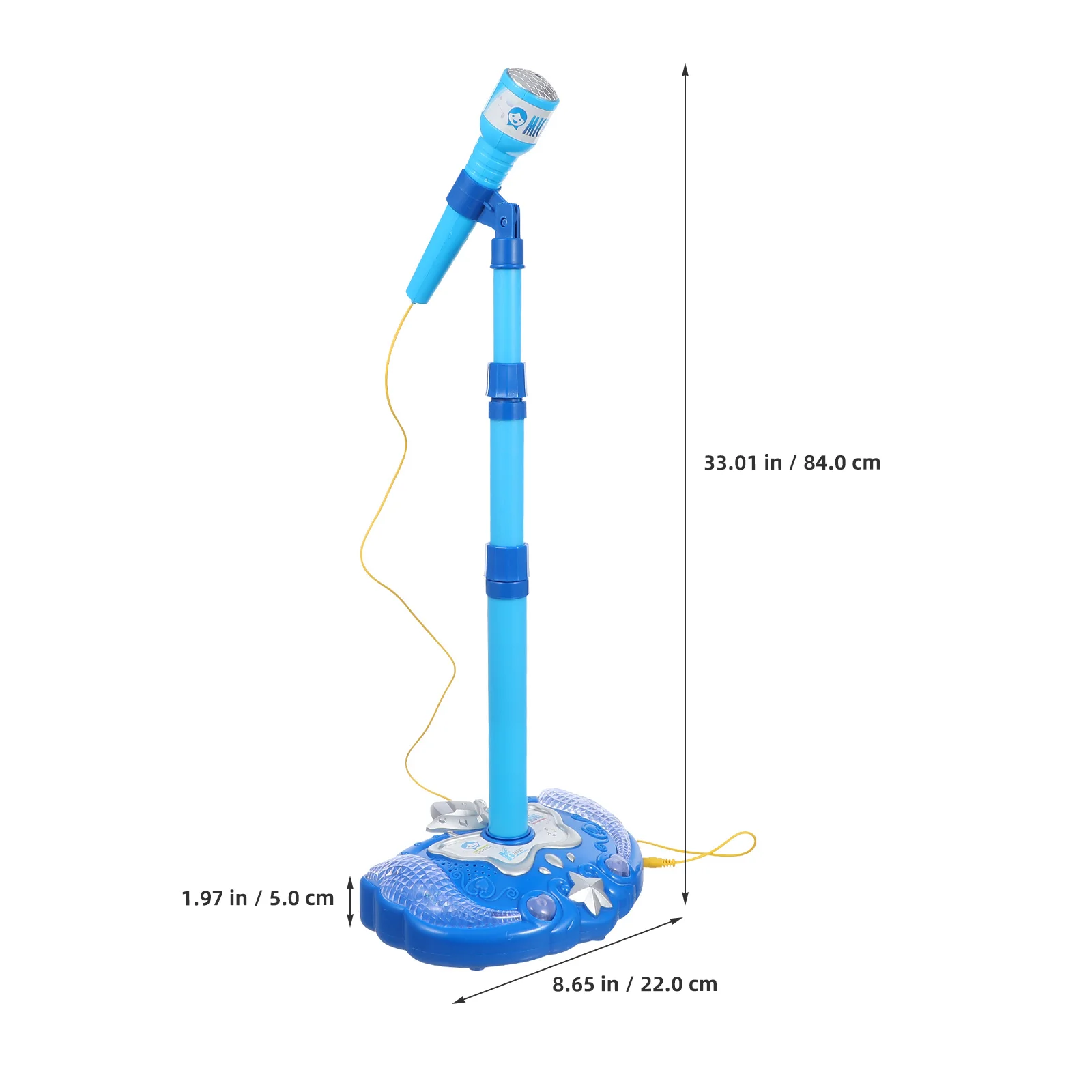 Microphone with Stand Toys Plaything Speaker Child Kids Microphones for Singing Speakers