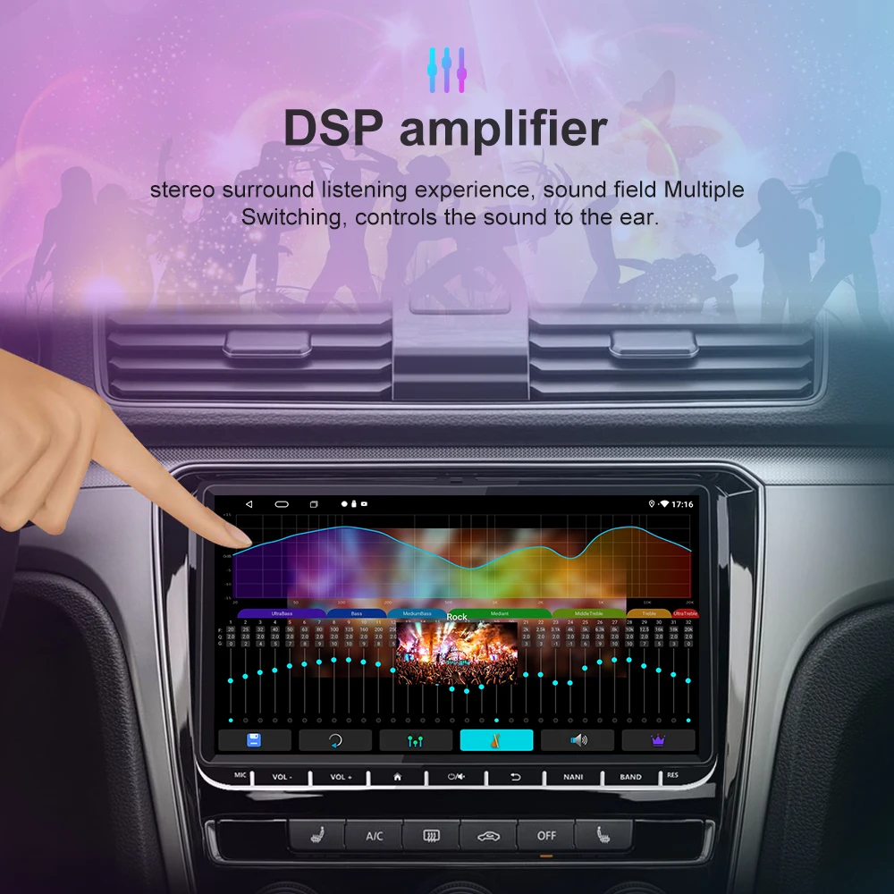 STLFFor VW Tiguan 2008-2016 لاسلكي Carplay 4 + 64G راديو السيارة السيارات أندرويد 13 نظام تحديد المواقع فيديو مشغل ديفيدي للسيارة