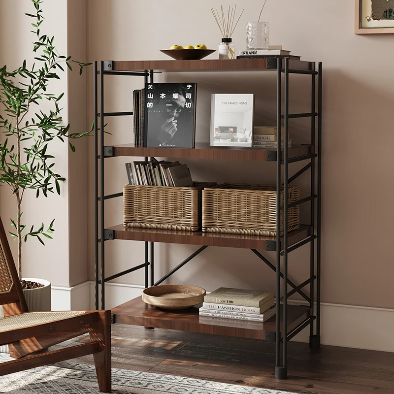 Floor rack Japanese kitchen simple storage display living room multi-layer display balcony supermarket storage