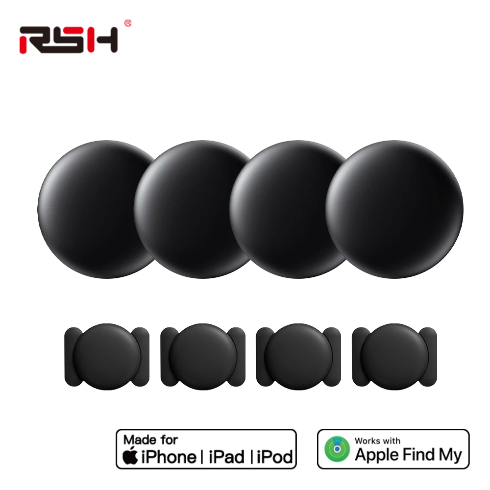 Rastreador GPS magnético fuerte para coche, dispositivo de posicionamiento antipérdida, localizador de coche, funciona con Apple Find My APP, 1/4, paquete