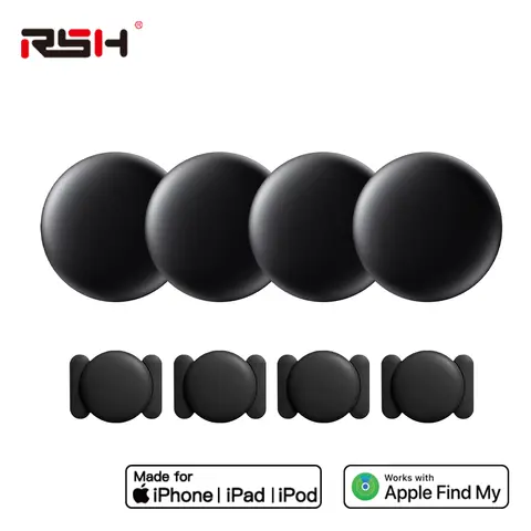 1/ 4Pack GPS Tracker Strong Magnetic Car Vehicle Tracking Anti-loss Positioning Device Car Locator work with Apple Find My APP