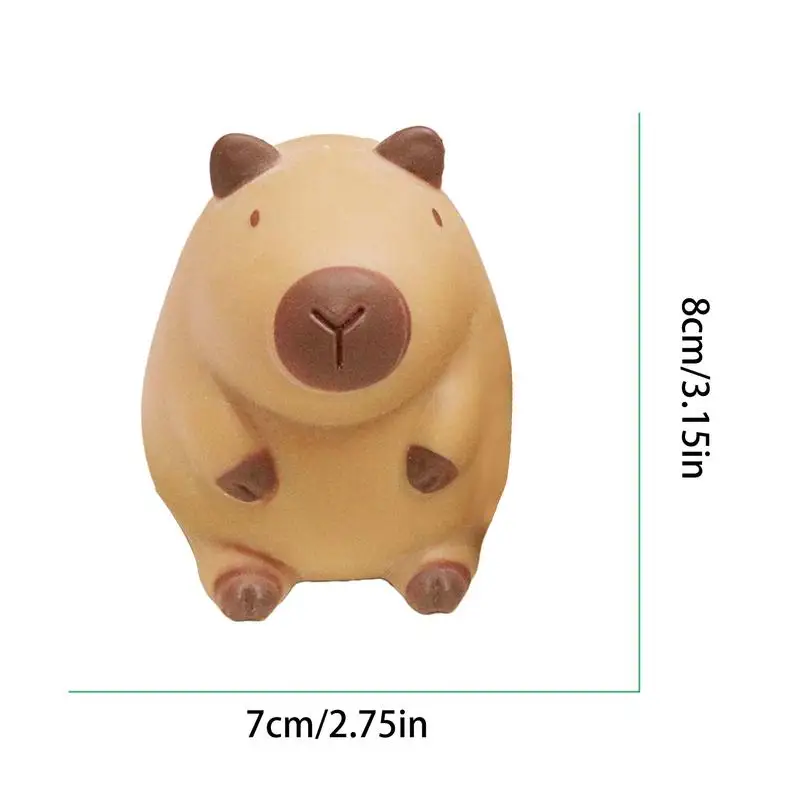 Animal Squeeze Ball Squeeze Toys in Cute Capybara Shape Soft Finger Massage Bouncing and Realistic Squeeze Balls Sensory Fidget