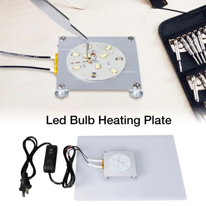 

300W Heating Soldering Chip Rectangle Aluminum Desoldering BGA Split Plate LED Remover Chip Strip Demolition Tool