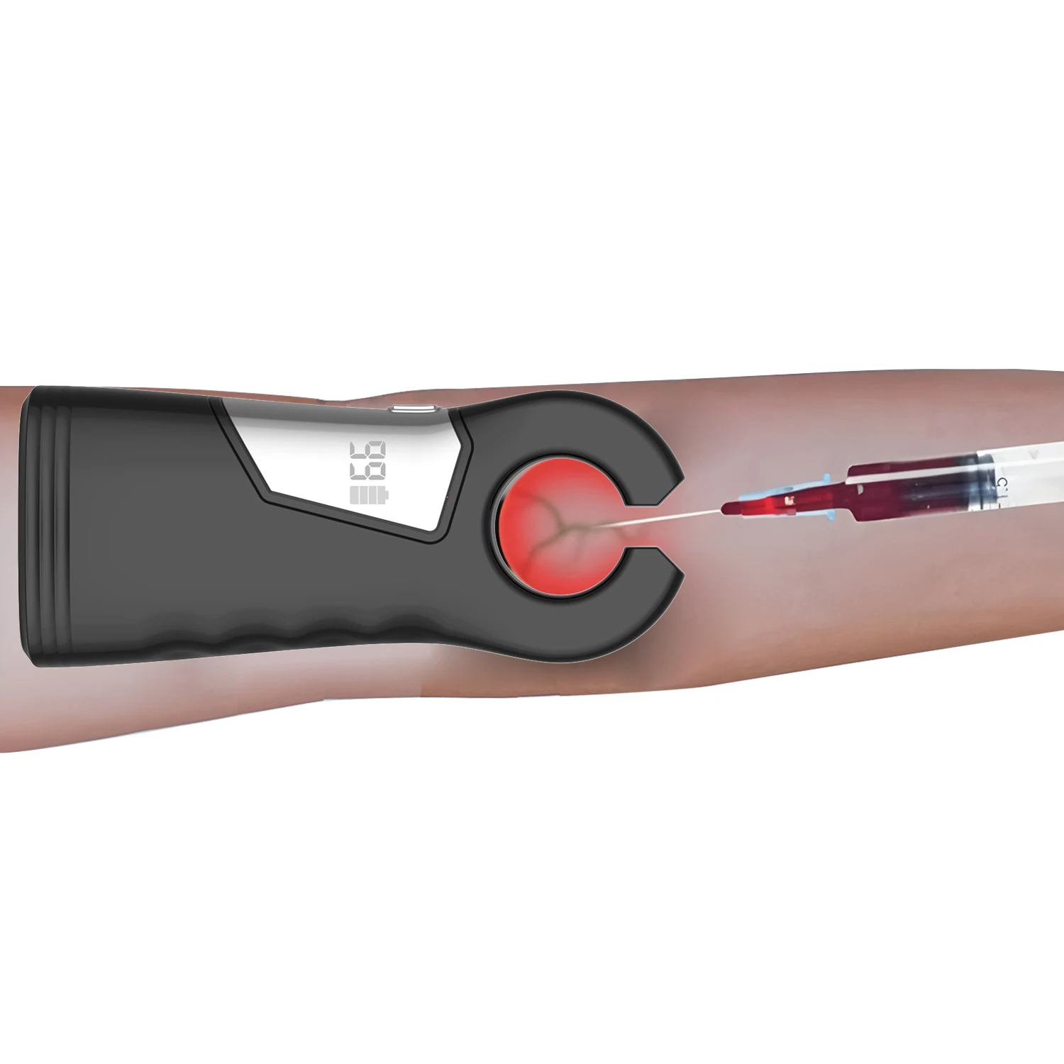 

Инфракрасный локатор вен, помощник по инъекции медсестры, ручной прибор для просмотра вен, портативное инфракрасное устройство для поиска вен