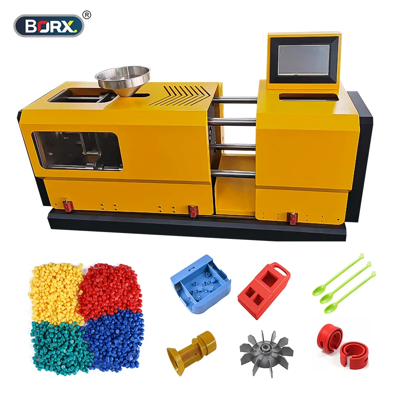 2T/4T Micro Desktop 0.5KW Injection Molding Machine With One-button Operating System