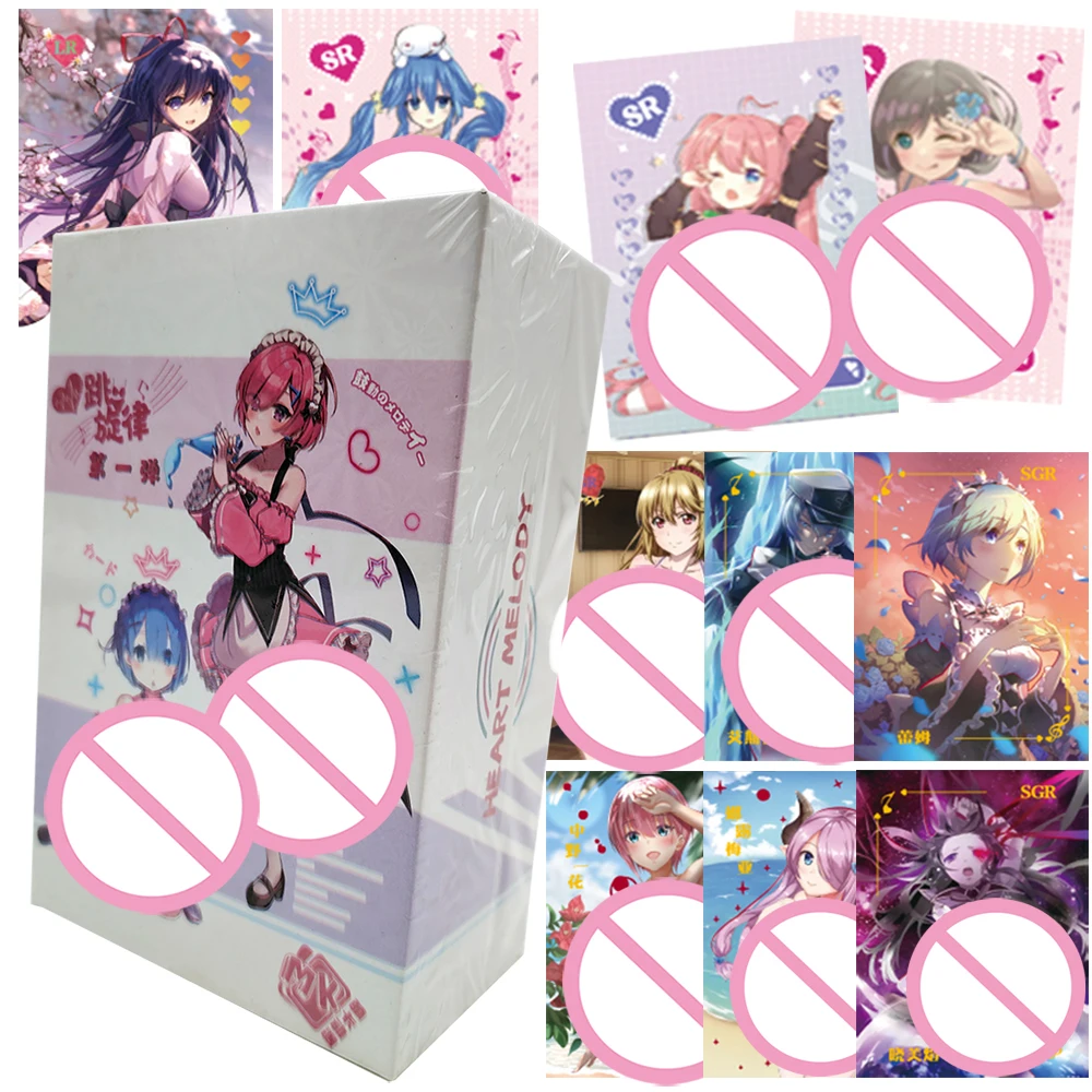 

Коллекционные карточки Heart Melody: подарочный набор, аниме-игры, популярные девушки, креативные карточки-головоломки, настольные игрушки