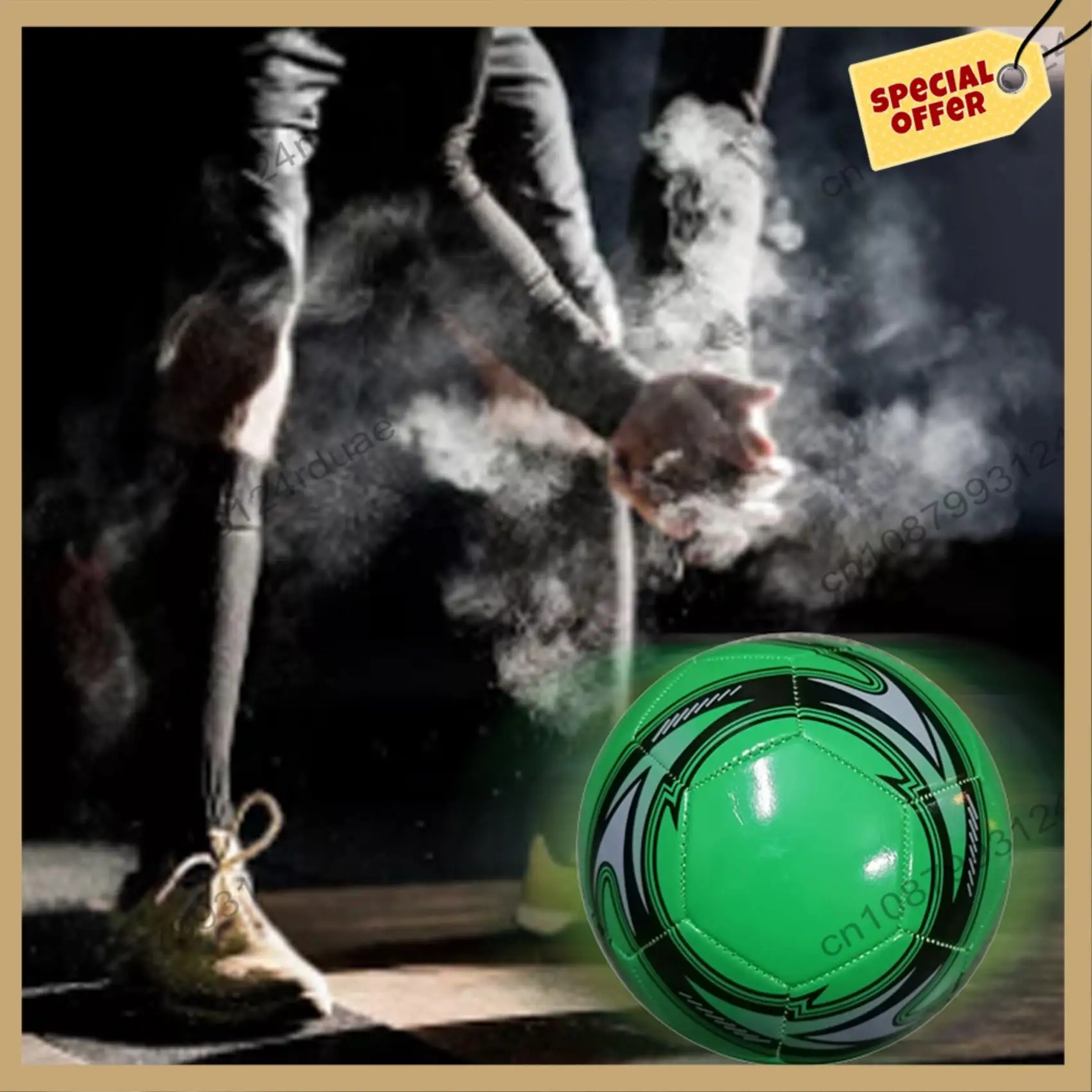 

A75T Professional PVC Soccer Ball Size 5 Official Soccer Training Football Ball Competition Outdoor Football Green