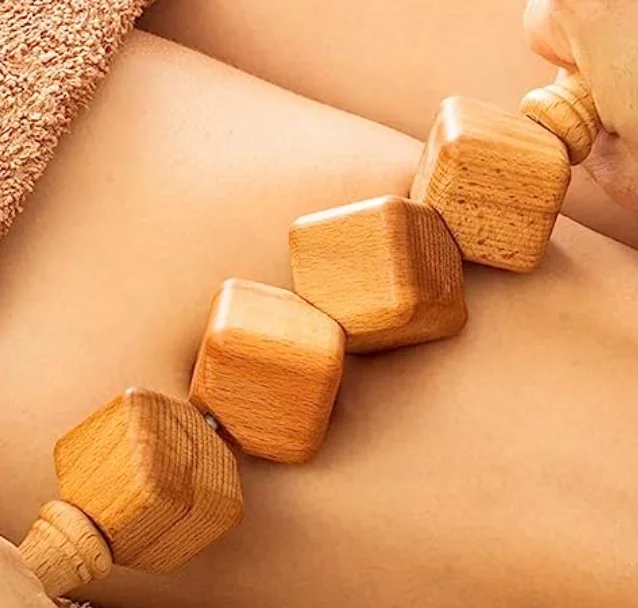 

Popular Multi-Functional Body Massage Wood Maderotherapys Anti Cellulites Massage Set Wooden Roller Lymphatics Drainages Tool