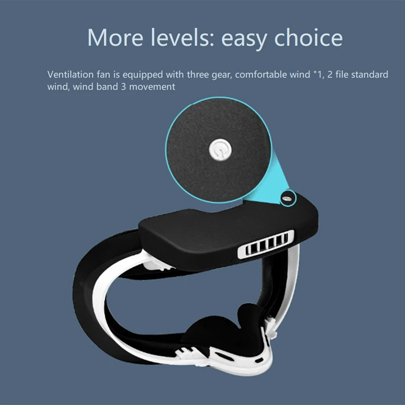 Wild qualifiée ale VR avec ventilateur de refroidissement silencieux en surpoids d'air, couverture qualifiée ale pour ventilateur Quest 2