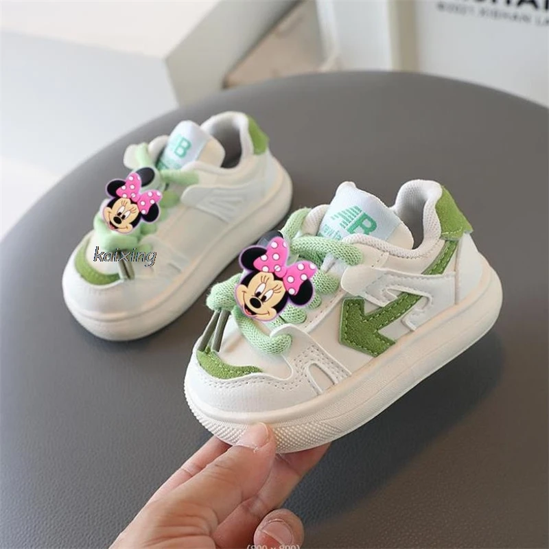 Mickey scarpe per bambini per Lilo e Stitch ragazzi ragazze Sneakers sportive bambini tempo libero autunno scarpe Casual traspirante Running Toddler