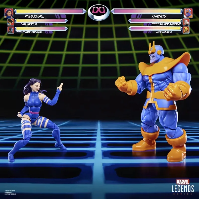 New Original Hasbro Marvel Legends Gamerverse Psylocke Vs Thanos 2-Pack Comic Action Figure Model Toys Gift - view 2