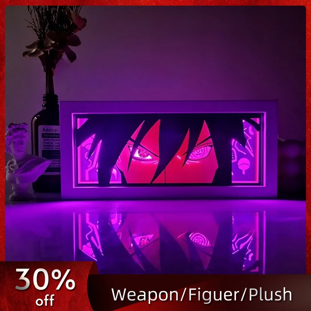 Anime Cartoon Light Box Led Color Paper 3D Peripherals Luminous Toys Model Bedroom Table Decoration Funny Gifts Party Present
