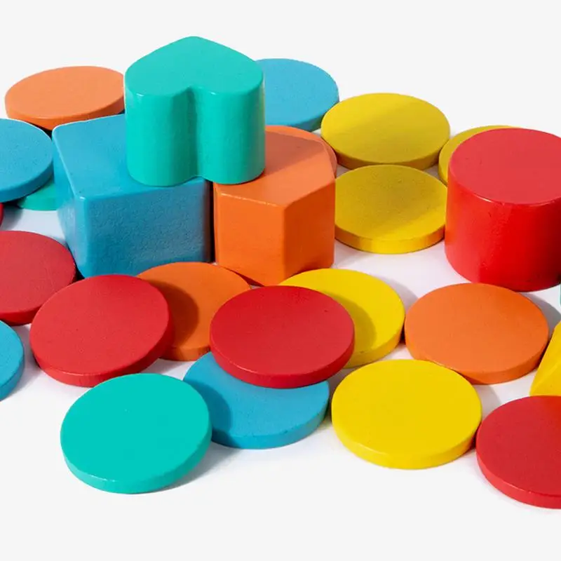 Trieurs de formes pour tout-petits, blocs de motifs en bois, jouets de tri, blocs assortis, jouets mentaires oriels de tri de documents