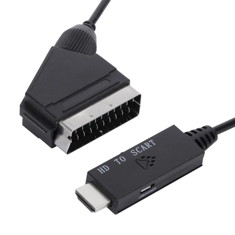 to Scart Adapter Converter Scart Output Regular Scart 480i, 576i