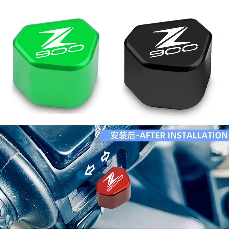 Motorrad CNC Schalter Taste Blinker Schalter Schlüssel kappe Für Kawasaki Z900 Z650 Ninja 650 Z900RS Z900SE Z 900 650
