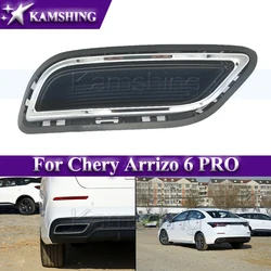Kamshing Rear Exhaust Pipe Trim Cover For Chery Arrizo 6 PRO Rear Bumper Trim Frame Rear Tail Throat Cover 602001557AA