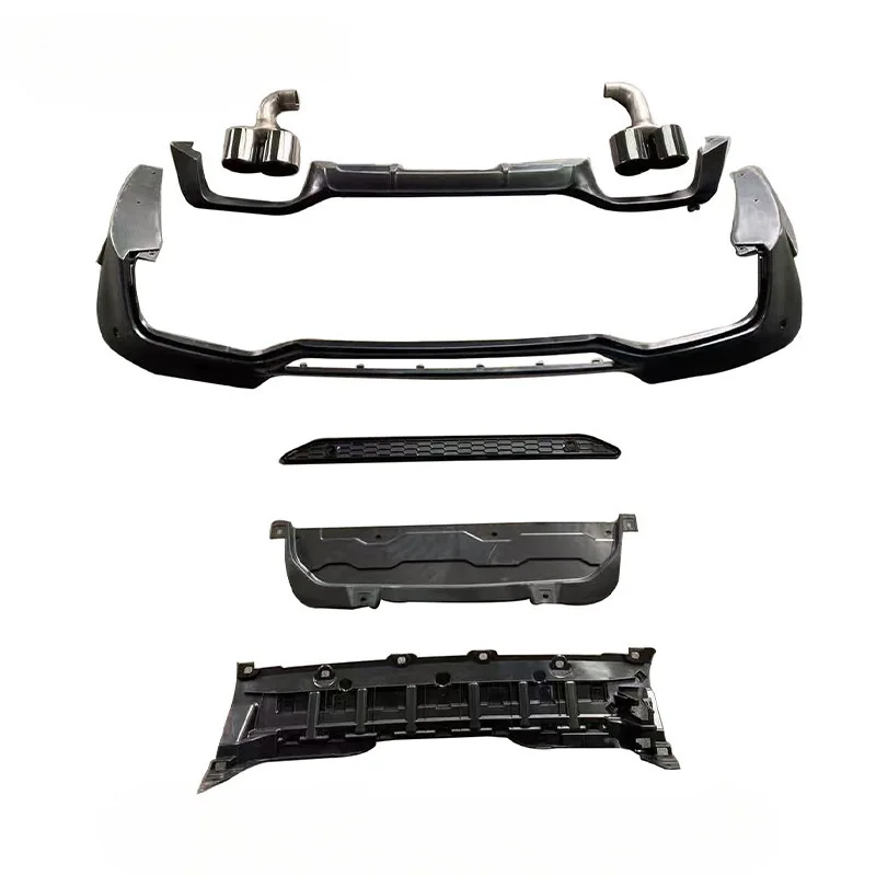 

Подходит для BMW X4 Surround G02, ранняя модель, модифицированный 19 F98 X4M, передний бампер в сборе, четыре комплекта объемного наконечника выхлопной системы