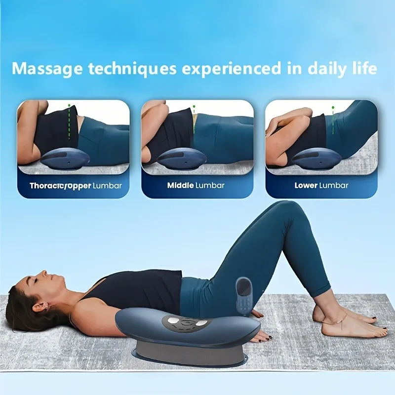 

New High-end Electric Lumbar Traction Device Massager with Heat Function & Adjustable Intensity Inflatable Back Stretcher Swing