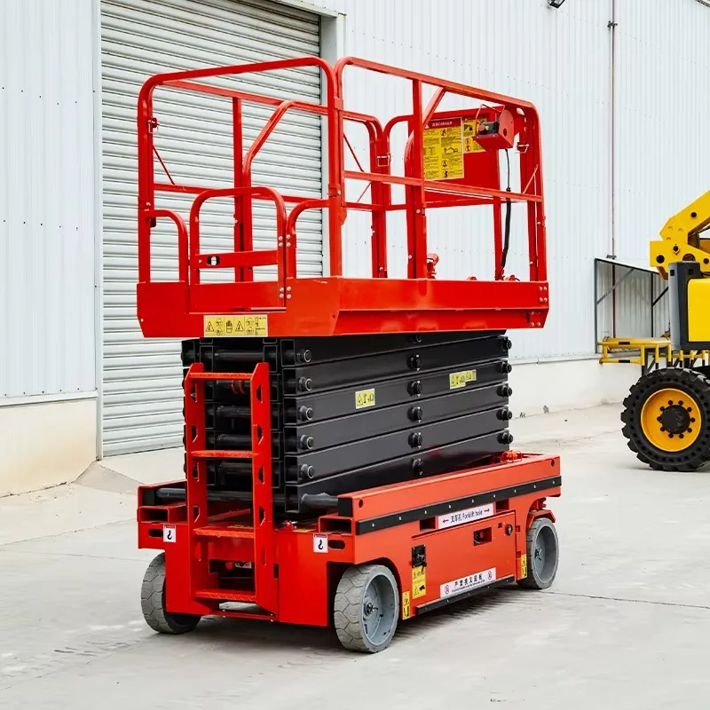 4M-18M Semi-Automatic Hydraulic Scissor Lifting Platform Easy to Use Factory Direct Supply for Construction Engineering view 4