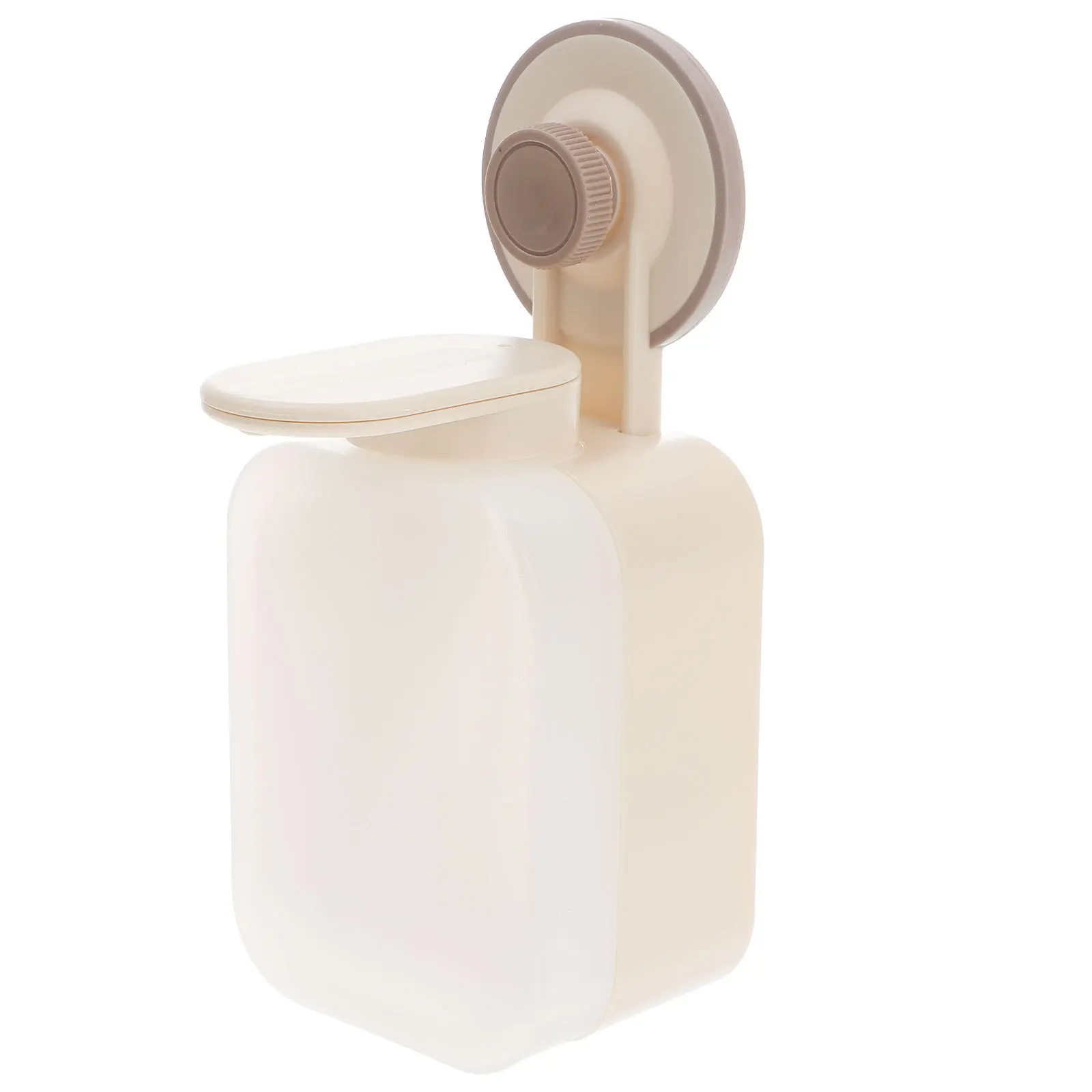 

Liquid Soap Dispenser High Power Suction Cup Leakproof Vacuum Technology Plastic Liquid Dispenser for Home Office