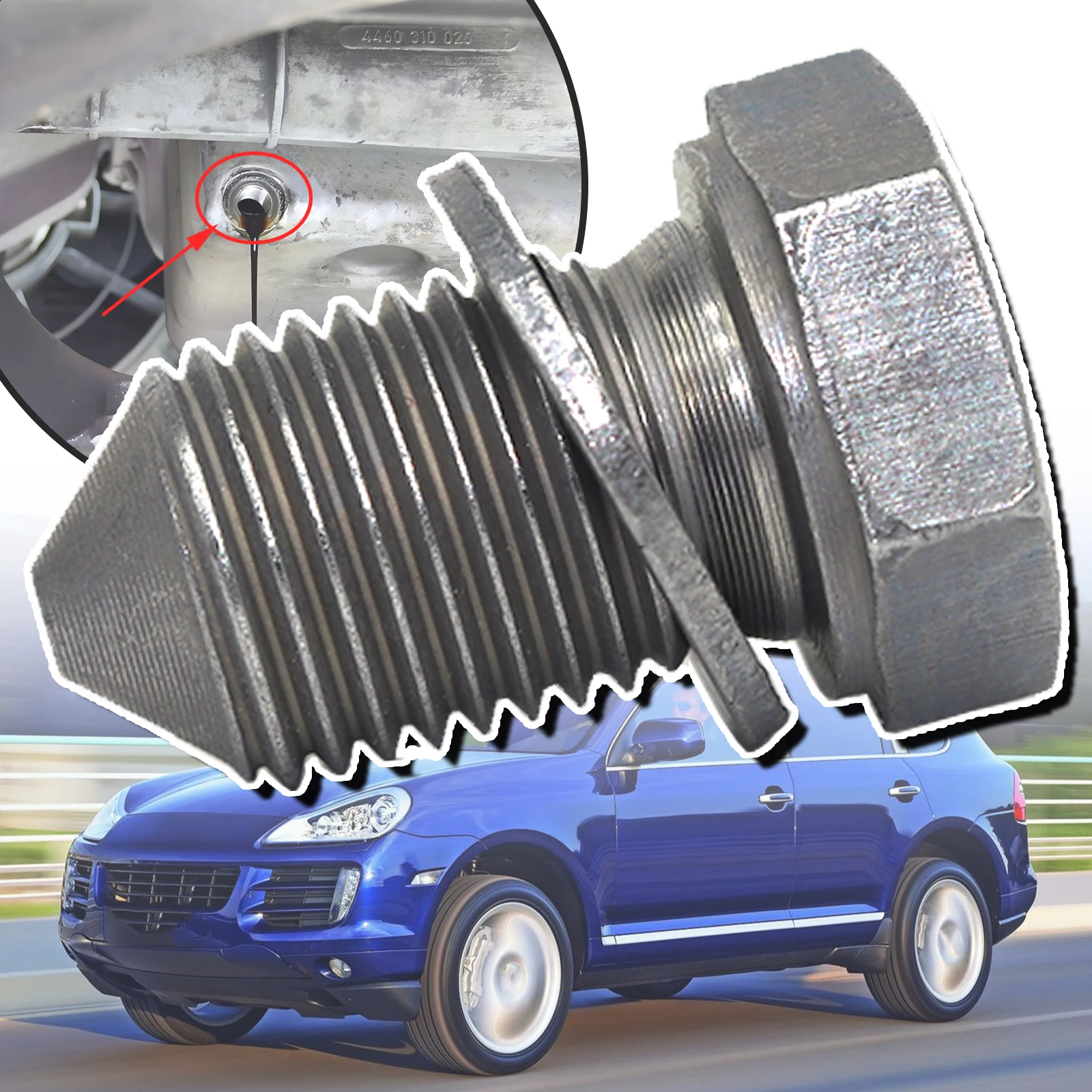 

For Dodge Ford Jeep Mitsubishi Porsche Cayenne 2007 M14x1.5x22 Engine Oil Sump Pan Plug Drain Seal Washer Screw Thread N90813201