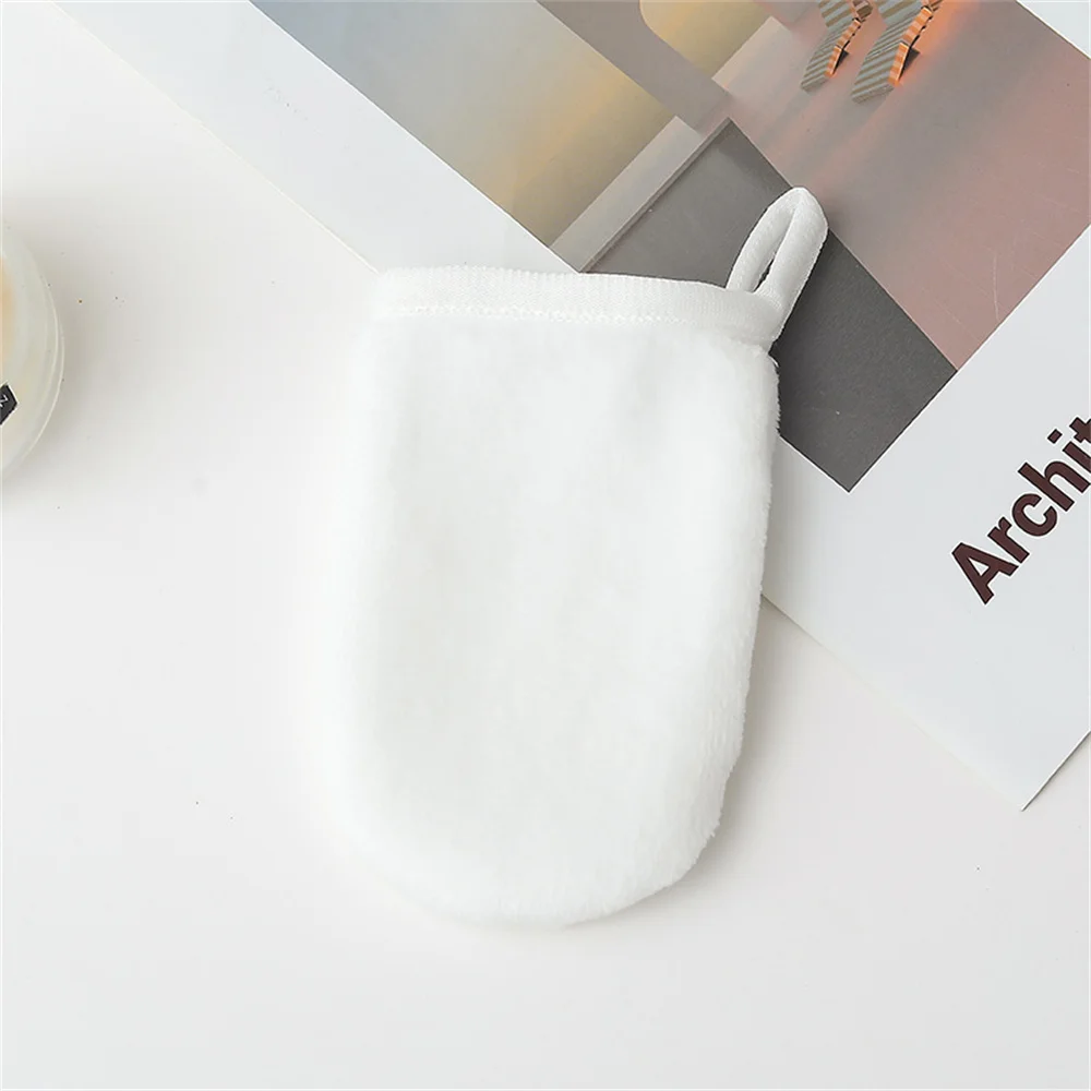 Face Deep Cleaning Pads Reusable Makeup Remover Glove Soft Microfiber Cleansing Makeup Removing Gloves Cleaning Towel Facial