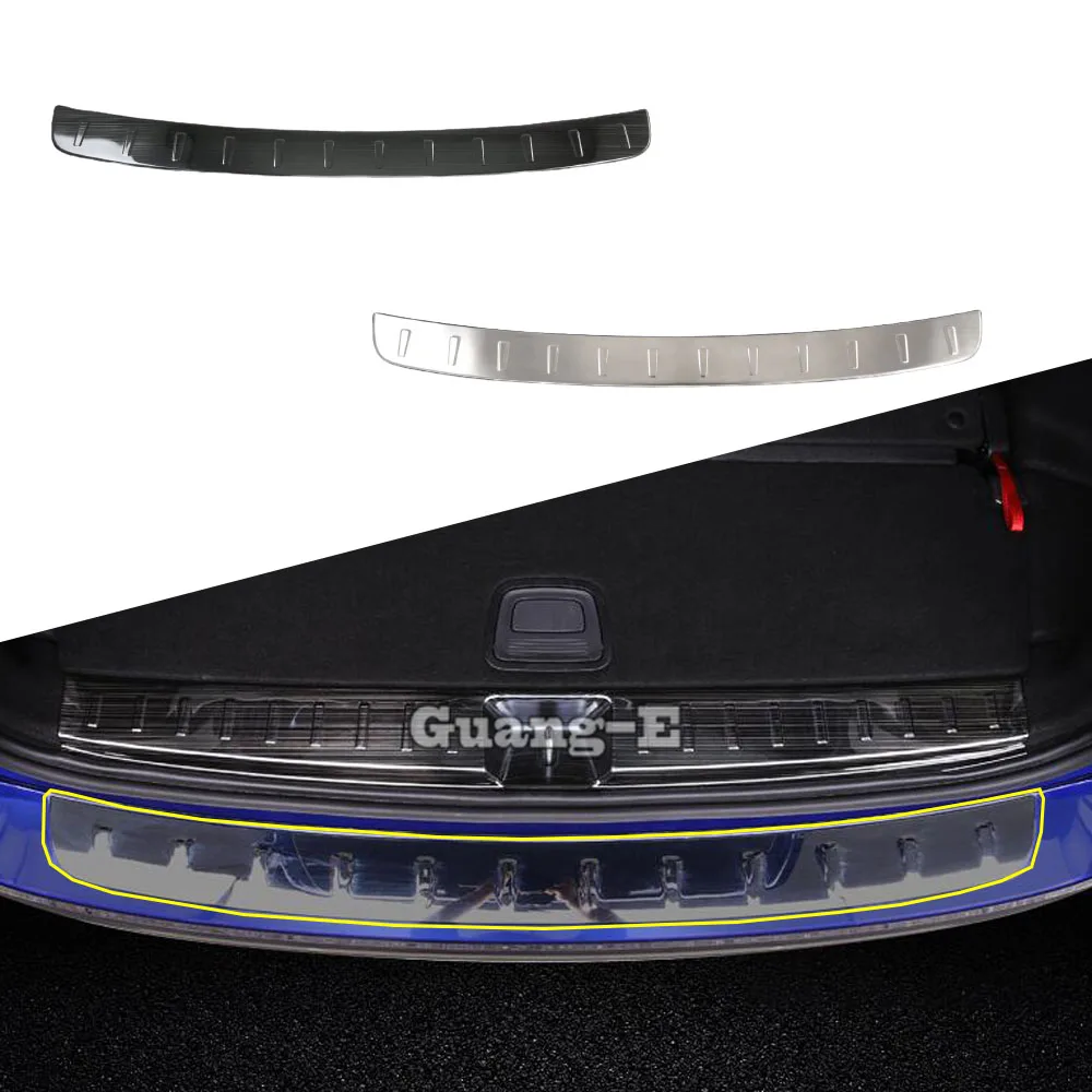 Steel Rear Pedal Door Scuff Plate Frame For Mercedes Benz GLB Class W247 X247 2019 2020 2021 2022 2023 Outside Threshold Trunk