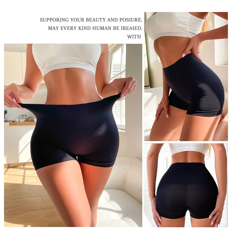 Women Underpants High Waist Tummy Control Seamless Lift Slimming Elasticity Anti-septic Women Briefs Panties Female Underwea