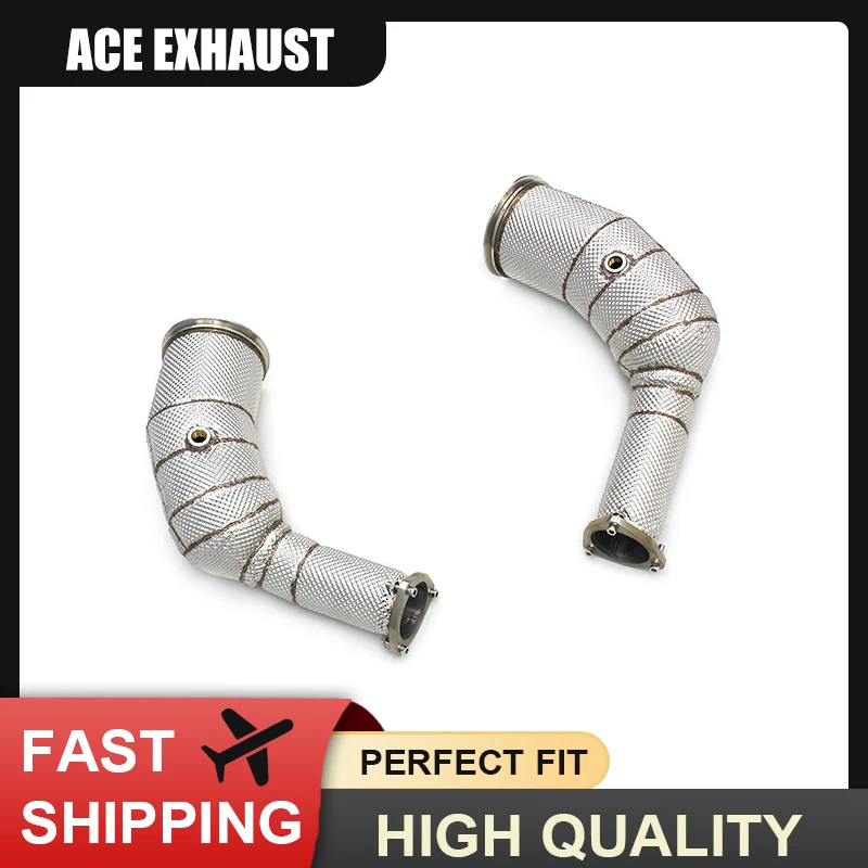

ACE Perfect Fit Downpipe for Audi RS6 RS7 C8 4.0T High Quality Stainless Steel Exhaust Pipe Performance Car Accessories
