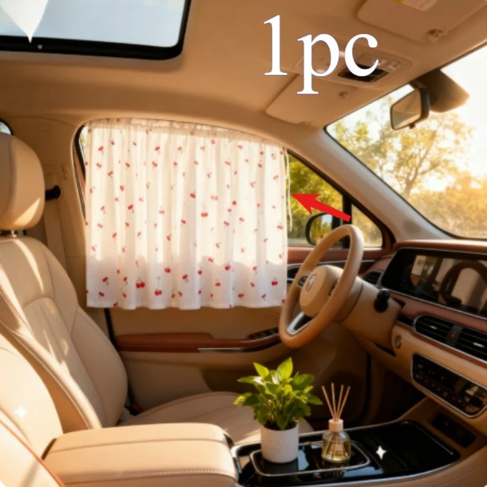 

Мультяшная присоска для окна автомобиля с цветочным дизайном, всесезонная теплоизоляция и солнцезащитная занавеска