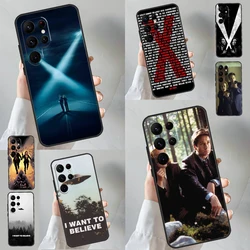 The X Files TV Series Phone Case For Samsung Galaxy S23 Ultra S22 S21 S20 FE S9 S10 Plus Note 10 20 Ultra Cover