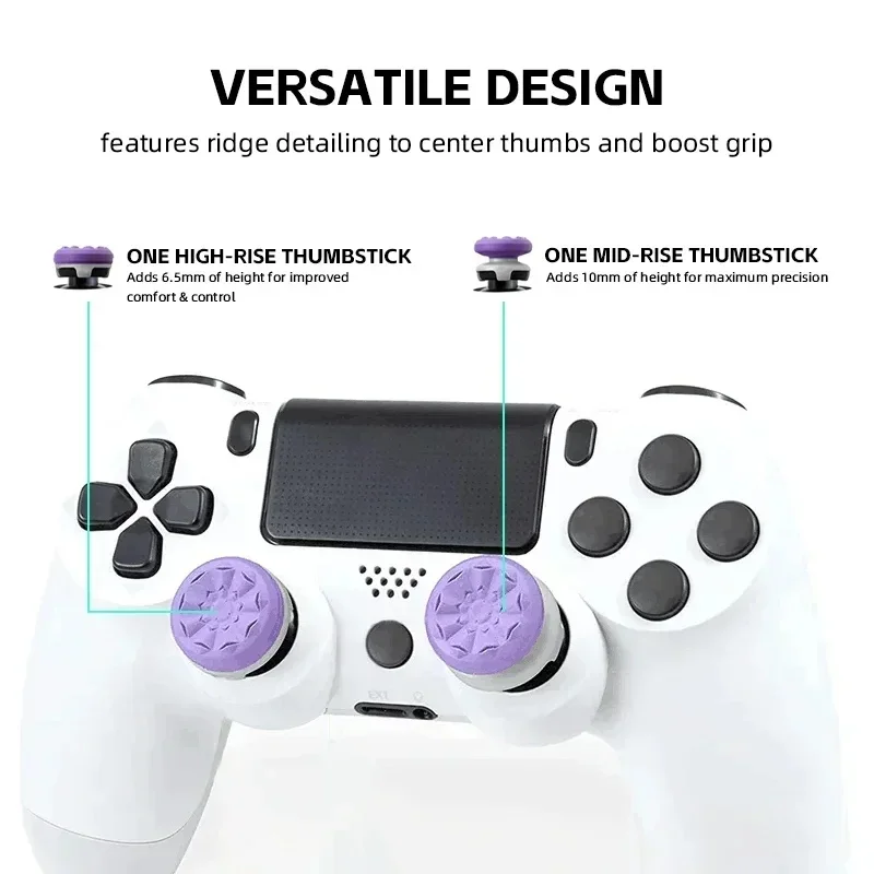 High-Rise Freeks Stick for PS4 PS5 Joystick Compatible with 8BitDo Ultimate Controller Performance Thumb Grips Stick - view 2