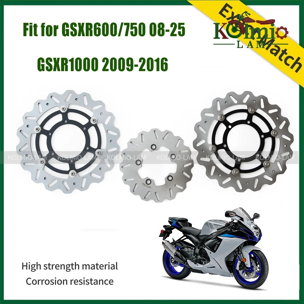 

Подходит для 2008-2026 SUZUKI GSXR600 GSXR750, ротор заднего/переднего тормозного диска мотоцикла 2009-2016 GSXR1000 GSXR 600 GSX-R 750 K9