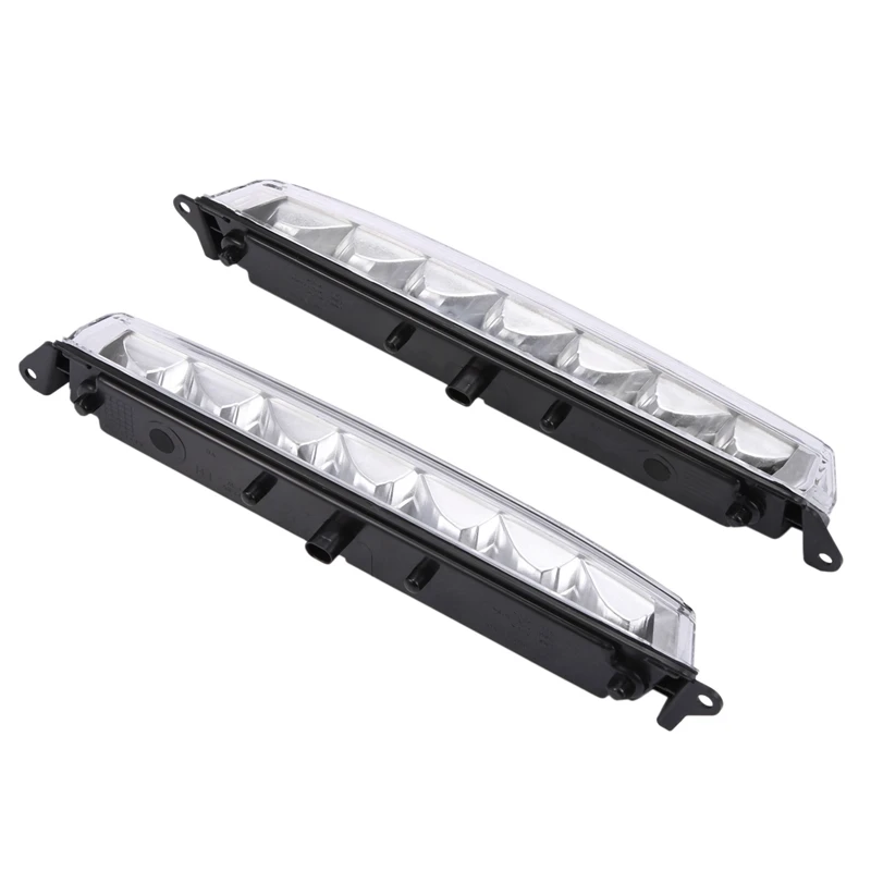 2 Pair Of Left And Right LED Daytime Running Fog Lights For Mercedes-Benz X164 X166 GL320 GL350 ML63 AMG 1649060351