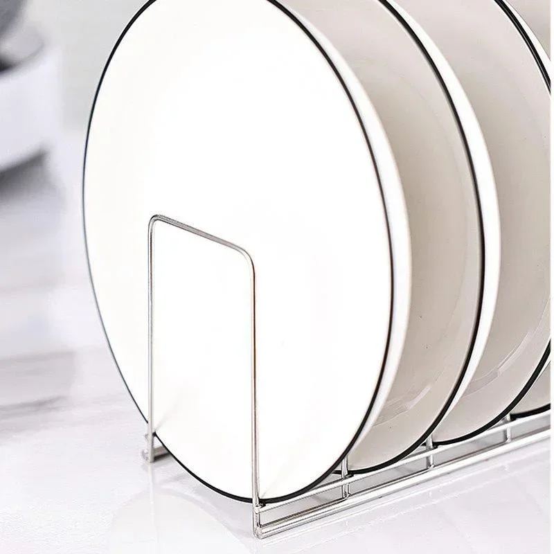 1 قطعة رف أطباق من الفولاذ المقاوم للصدأ رف أطباق المطبخ