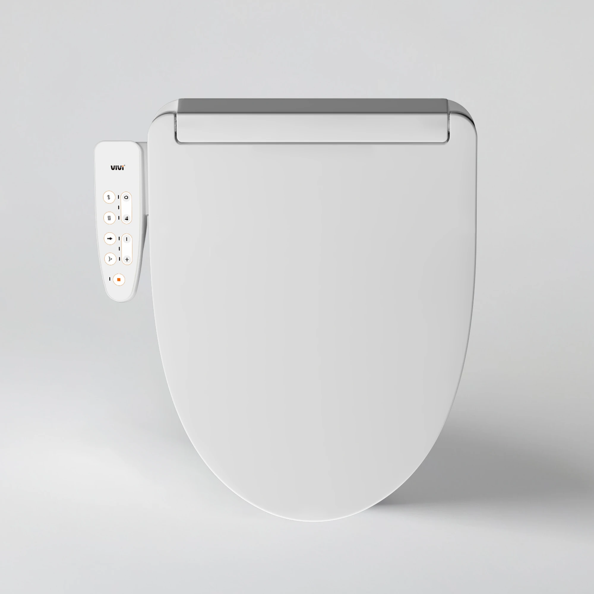 Smart Electric Bidet Toilet Seat Heating Elongated Shape With Remote Control For Bathroom