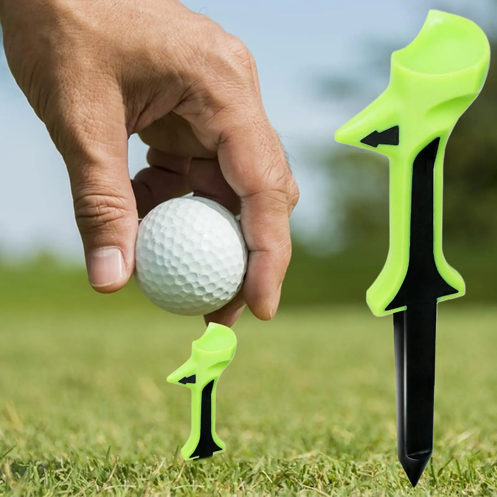 10 Degree Tilt Golf Tees for Golfers Ball Sport Equipment  Professional Resistant Increase Distance Golf Accessories for Women