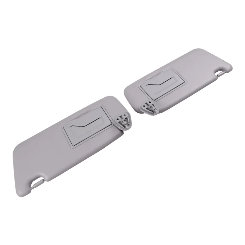 N26R-1Pair Car Sun Visor Inside Sunshade Gray For Hyundai I30 I30CW 2008-2011 85201-2L020 85202-2L020